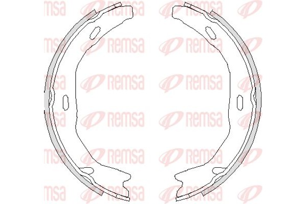 Remsa Σετ Σιαγόνων φρένων, Χειρόφρενο - 4751.00