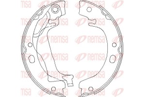 Remsa Σετ Σιαγόνων φρένων, Χειρόφρενο - 4753.00