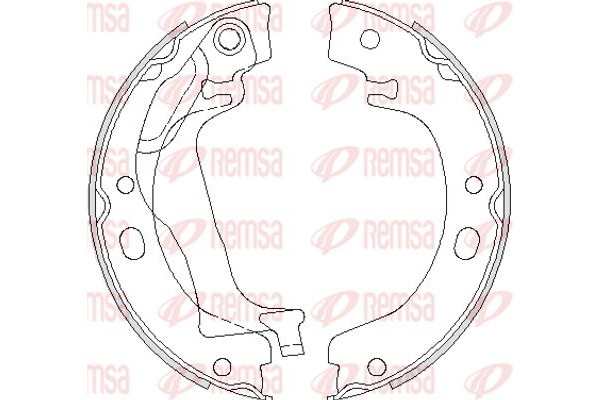 Remsa Σετ Σιαγόνων φρένων, Χειρόφρενο - 4753.00