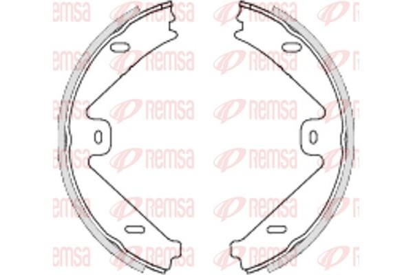 Remsa Σετ Σιαγόνων φρένων, Χειρόφρενο - 4754.00