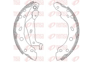Remsa Σετ Σιαγόνων Φρένων - 4001.00