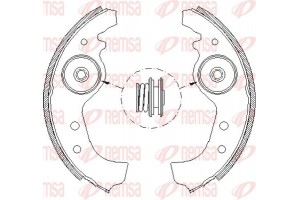 Remsa Σετ Σιαγόνων Φρένων - 4015.01