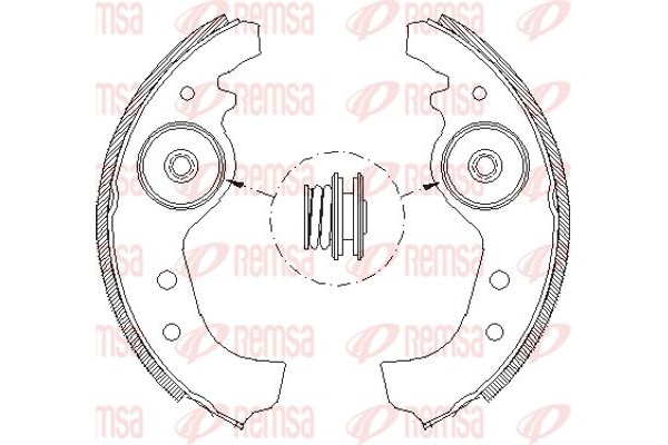 Remsa Σετ Σιαγόνων Φρένων - 4015.01