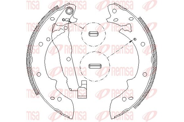 Remsa Σετ Σιαγόνων Φρένων - 4027.01