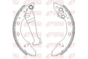 Remsa Σετ Σιαγόνων Φρένων - 4046.01