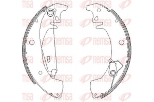 Remsa Σετ Σιαγόνων Φρένων - 4078.01