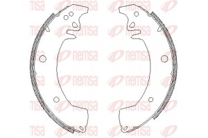 Remsa Σετ Σιαγόνων Φρένων - 4078.02