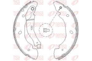 Remsa Σετ Σιαγόνων Φρένων - 4107.00
