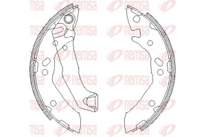 Remsa Σετ Σιαγόνων Φρένων - 4117.01