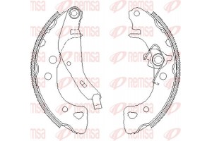 Remsa Σετ Σιαγόνων Φρένων - 4126.01
