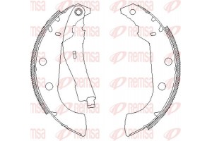 Remsa Σετ Σιαγόνων Φρένων - 4135.01