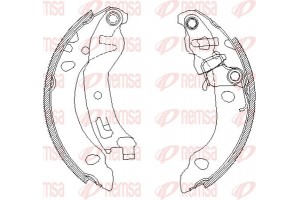Remsa Σετ Σιαγόνων Φρένων - 4138.01