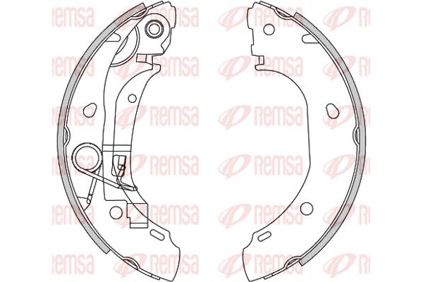 Remsa Σετ Σιαγόνων Φρένων - 4163.00