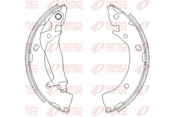Remsa Σετ Σιαγόνων Φρένων - 4203.00