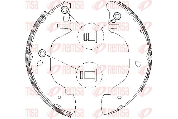 Remsa Σετ Σιαγόνων Φρένων - 4305.00