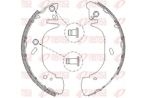 Remsa Σετ Σιαγόνων Φρένων - 4306.00