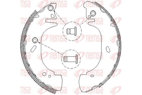Remsa Σετ Σιαγόνων Φρένων - 4306.01
