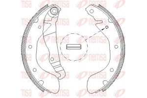 Remsa Σετ Σιαγόνων Φρένων - 4307.00