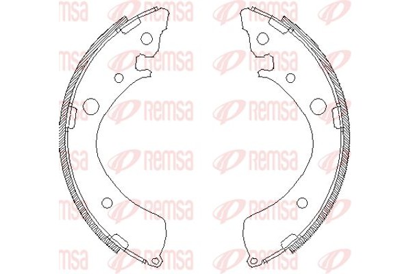 Remsa Σετ Σιαγόνων Φρένων - 4367.01