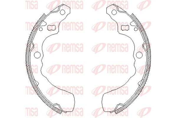 Remsa Σετ Σιαγόνων Φρένων - 4381.00
