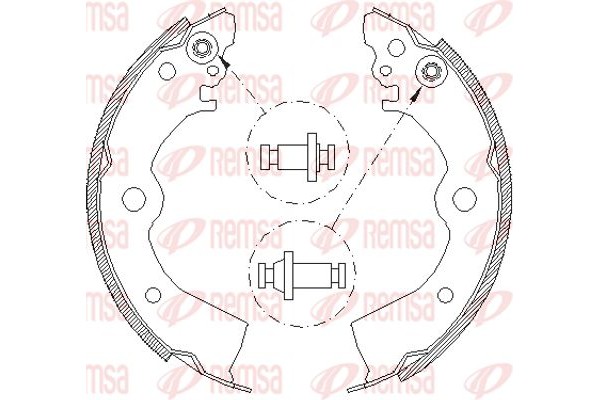 Remsa Σετ Σιαγόνων Φρένων - 4393.00
