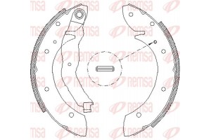 Remsa Σετ Σιαγόνων Φρένων - 4396.01