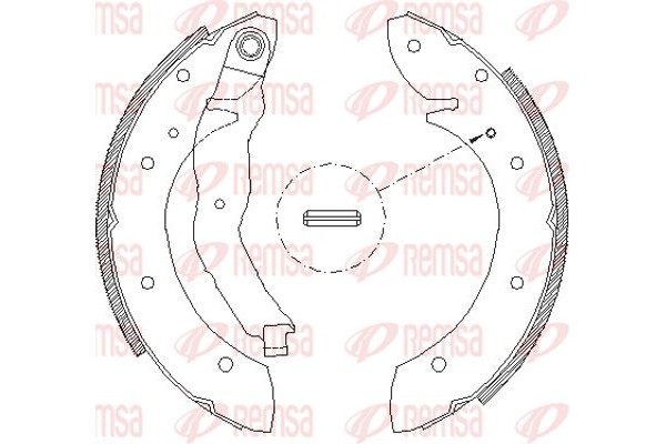 Remsa Σετ Σιαγόνων Φρένων - 4396.01