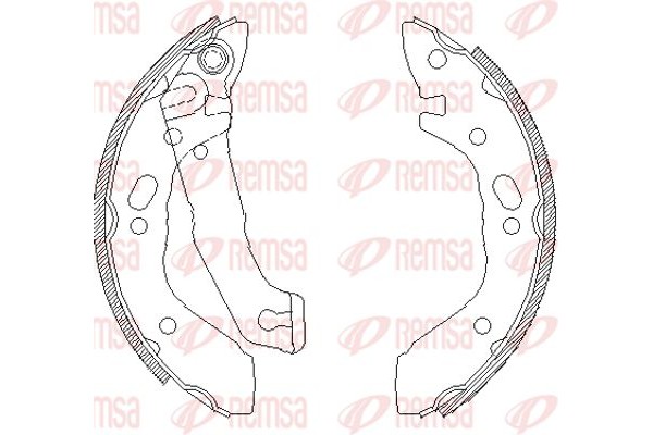Remsa Σετ Σιαγόνων Φρένων - 4401.00
