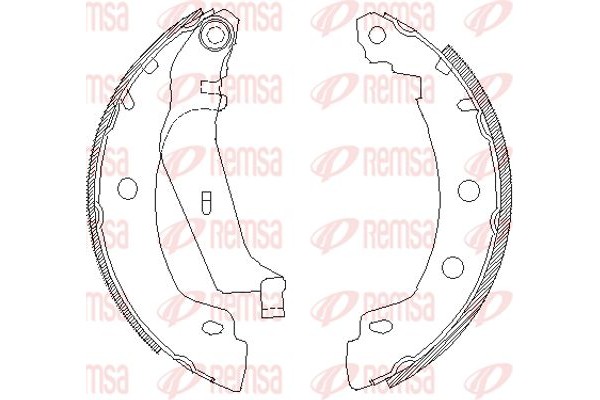 Remsa Σετ Σιαγόνων Φρένων - 4416.01