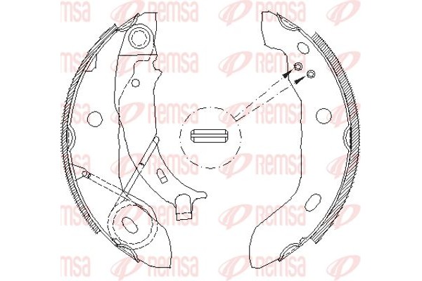 Remsa Σετ Σιαγόνων Φρένων - 4421.00