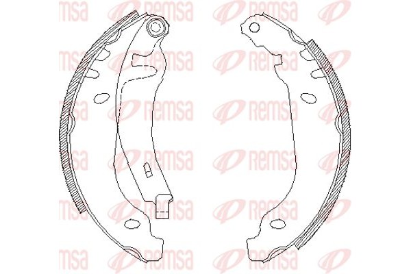 Remsa Σετ Σιαγόνων Φρένων - 4506.01