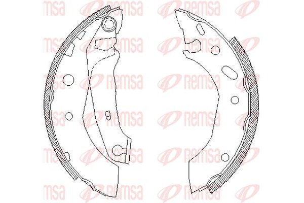Remsa Σετ Σιαγόνων Φρένων - 4507.01
