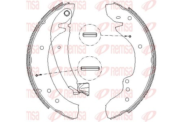 Remsa Σετ Σιαγόνων Φρένων - 4718.00