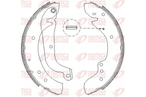 Remsa Σετ Σιαγόνων Φρένων - 4718.01
