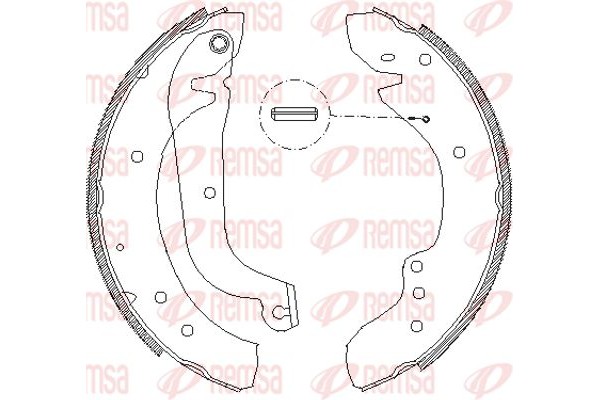 Remsa Σετ Σιαγόνων Φρένων - 4718.01