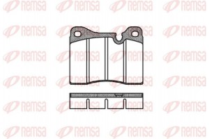 Remsa Σετ τακάκια, Δισκόφρενα - 0011.30