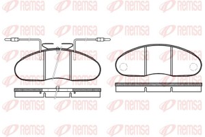 Remsa Σετ τακάκια, Δισκόφρενα - 0048.12