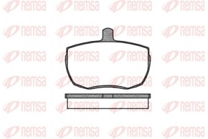 Remsa Σετ τακάκια, Δισκόφρενα - 0056.00