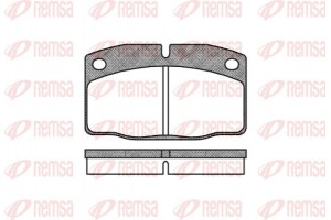 Remsa Σετ τακάκια, Δισκόφρενα - 0101.00