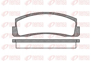 Remsa Σετ τακάκια, Δισκόφρενα - 0103.00