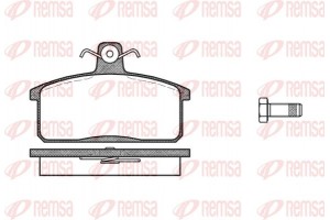 Remsa Σετ τακάκια, Δισκόφρενα - 0128.40