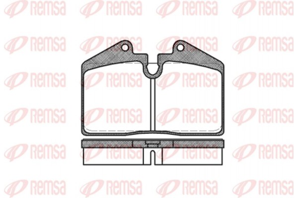 Remsa Σετ τακάκια, Δισκόφρενα - 0140.10