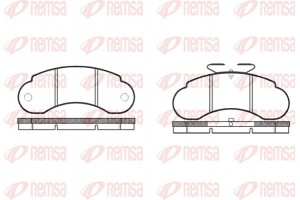 Remsa Σετ τακάκια, Δισκόφρενα - 0142.10