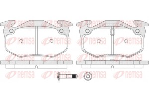 Remsa Σετ τακάκια, Δισκόφρενα - 0144.70