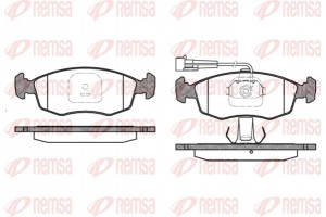 Remsa Σετ τακάκια, Δισκόφρενα - 0172.12