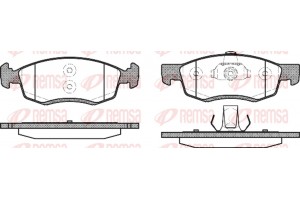 Remsa Σετ τακάκια, Δισκόφρενα - 0172.32