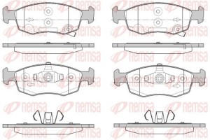 Remsa Σετ τακάκια, Δισκόφρενα - 0172.34