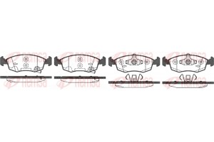 Remsa Σετ τακάκια, Δισκόφρενα - 0172.50