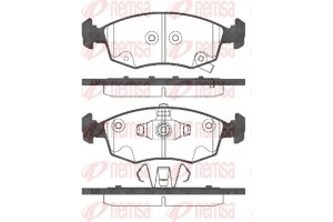 Remsa Σετ τακάκια, Δισκόφρενα - 0172.72
