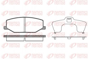 Remsa Σετ τακάκια, Δισκόφρενα - 0190.10